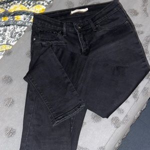 Ladies Levi black jeans